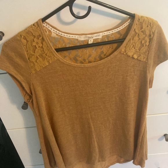 Rewind tan shirt size medium - Picture 4 of 4